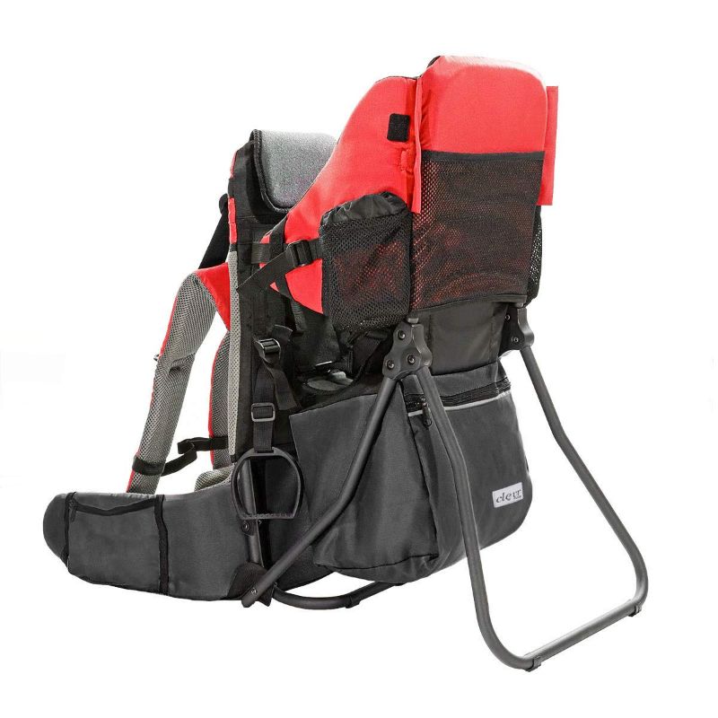 Photo 1 of ClevrPlus Cross Country Baby Backpack Hiking Child Carrier Toddler Red
