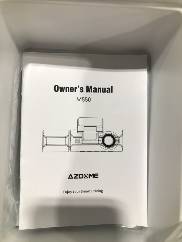 Photo 5 of AZDOME M550 Dash Cam 3 Channel, Built in WiFi GPS, With 64GB Card, Front Inside Rear 1440P+1080P+1080P Car Dashboard Camera Recorder, 4K+1080P Dual, 3.19" IPS, IR Night Vision, Capacitor, Parking Mode
