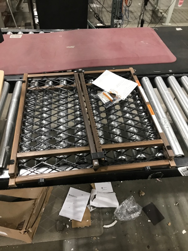 Photo 1 of Position & Lock Baby Gate, Pressure-Mounted, Farmhouse Collection