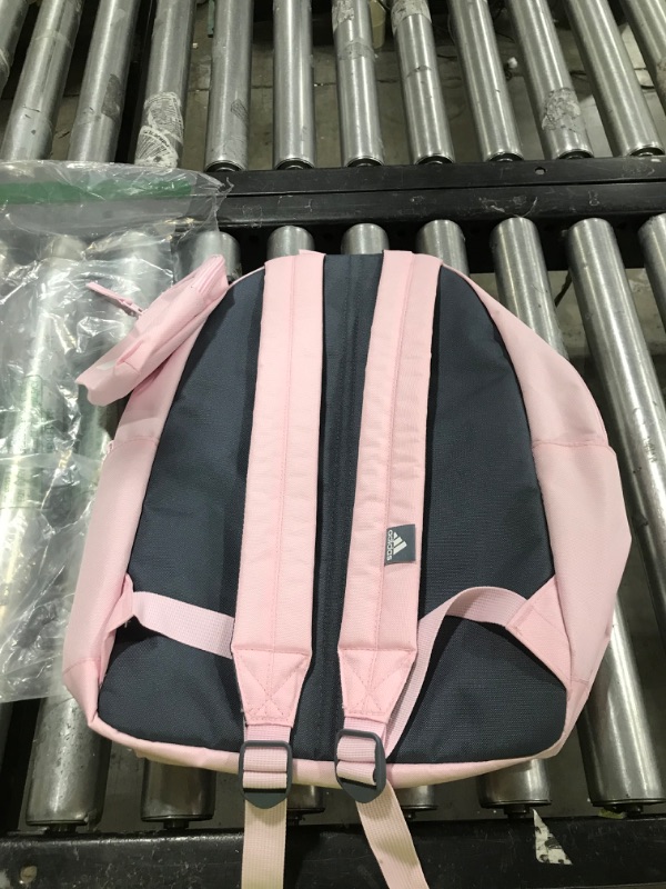 Photo 3 of adidas Everyday Backpack, Clear Pink/White, One Size One Size Clear Pink/White