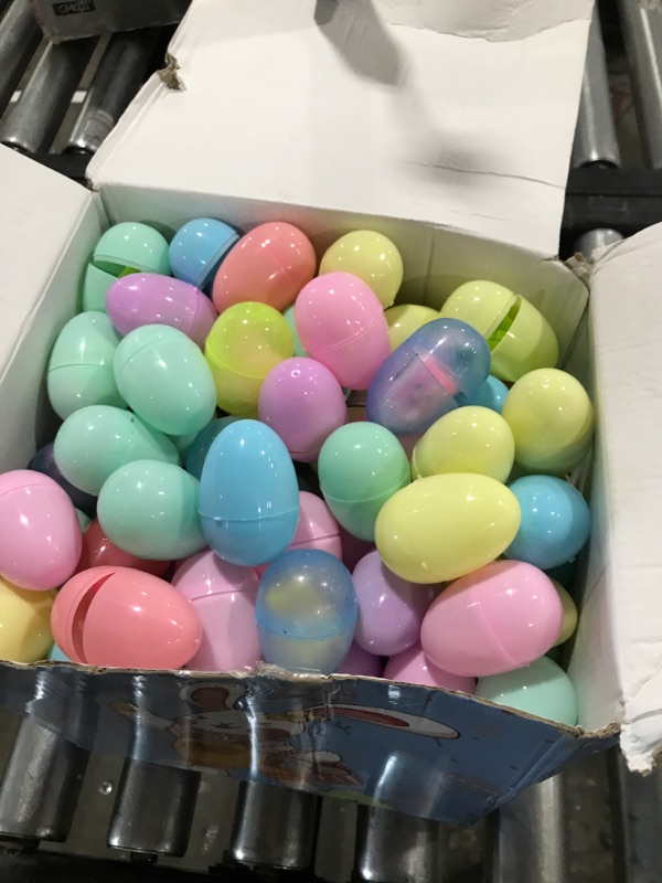 Photo 2 of 160 PCS Prefilled Easter Eggs with Toys,Filled Easter Eggs with Toys Inside,Easter Basket Stuffers for Kids,Prefilled Eggs for Easter Egg Hunt,Easter Party Favors for Kids Classroom Prizes