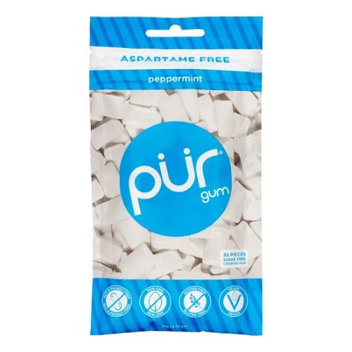 Photo 1 of (12 Pack) Pur Peppermint Gum 55 Count
