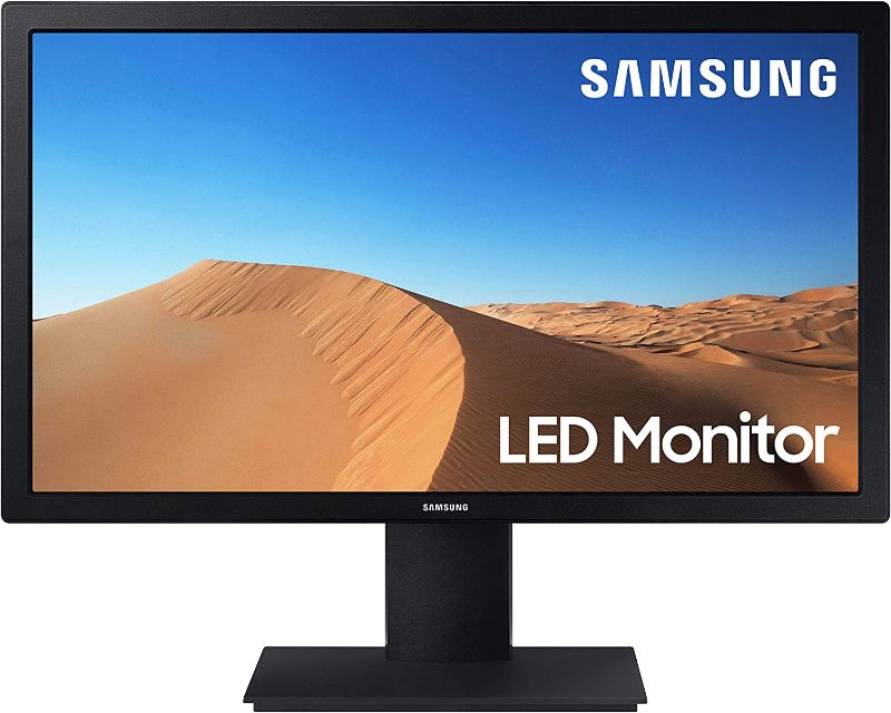 Photo 1 of SAMSUNG S33A Series 22-Inch FHD 1080p Computer Monitor, HDMI, VGA (D-Sub), VESA Compatible, Flicker Free Mode, Eye Saver Mode (LS22A330NHNXZA)