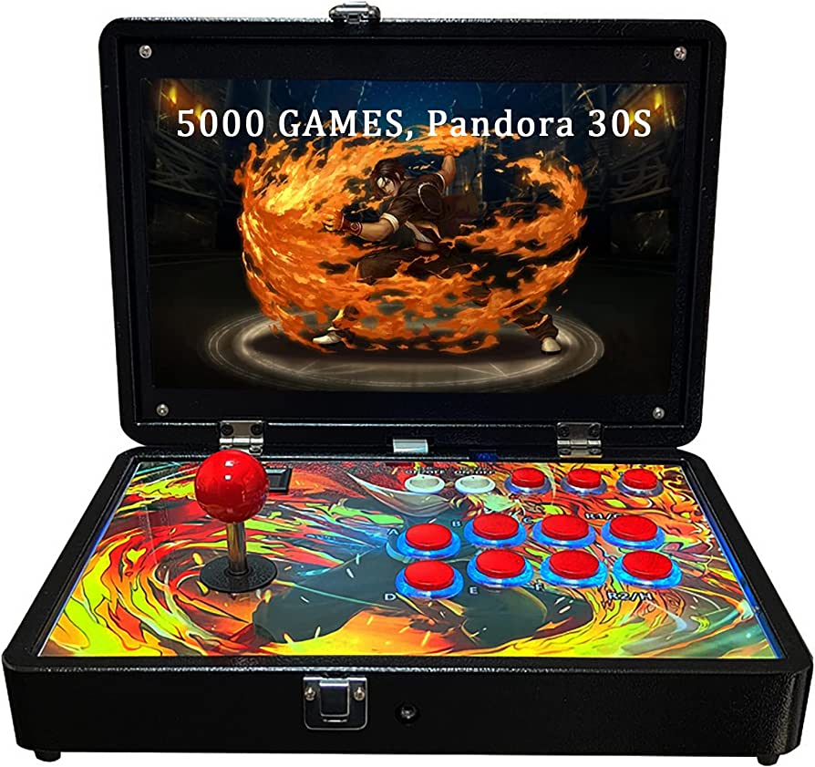 Photo 1 of RegiisJoy Portable 13000 in 1 Pandoras Box 30S 3D Arcade Game Console, 14-inch Screen Retro Video Game Machine with Search/Hide/Save/Load/Pause Function