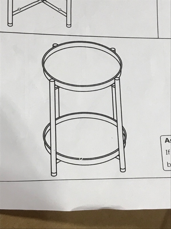 Photo 1 of 2 Tier Side Table 