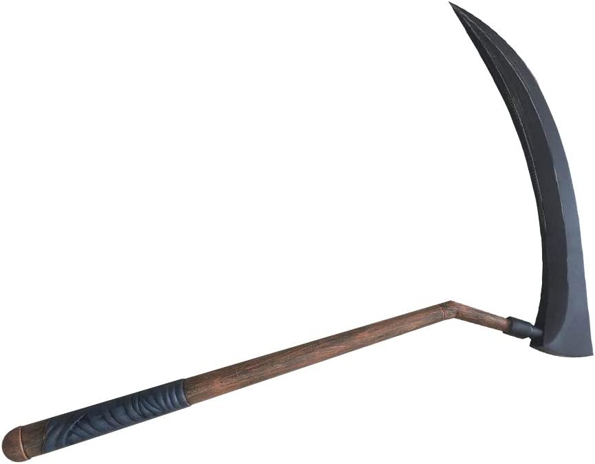 Photo 1 of 48" Foam Reaper Scythe Cosplay Costume Prop Pickaxe Xmas Gift Halloween
