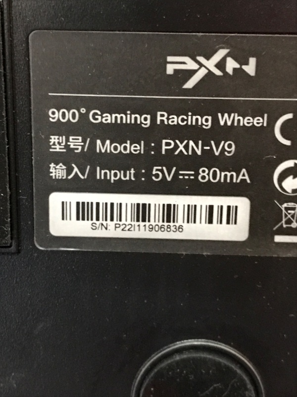 Photo 4 of Game Racing Wheel, PXN V9 270°/900° Adjustable Racing Steering Wheel, with Clutch and Shifter, Support Vibration and Headset Function, Suitable for PC, PS3, PS4, Xbox One, Nintendo Switch.