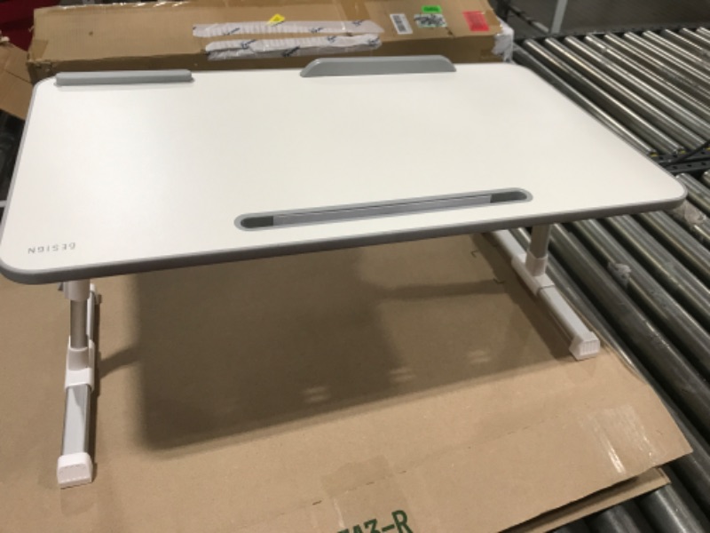 Photo 1 of FOLDING LAPTOP DESK, WHITE