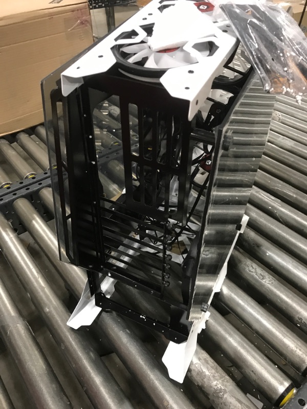 Photo 5 of KEDIERS PC Case - ATX Tower Tempered Glass Gaming Computer Open Frame Case with 7 ARGB Fans,C570
