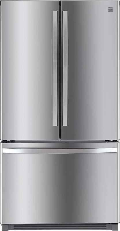 Photo 1 of  Kenmore 4673025 26.1 cu.ft. Non-Dispense French Door Refrigerator with Active Finish, cu. ft, Fingerprint Resistant Stainless Steel 