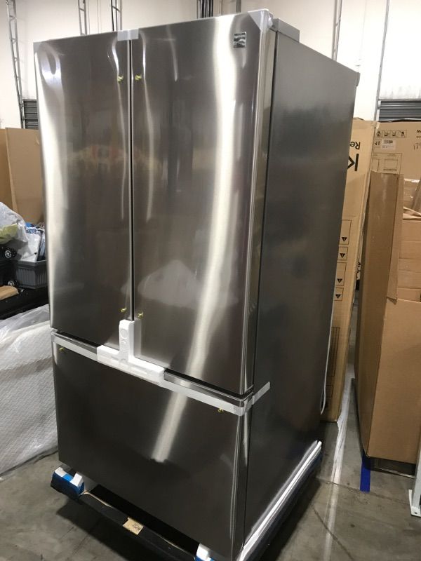Photo 1 of Kenmore 4673025 26.1 cu.ft. Non-Dispense French Door Refrigerator with Active Finish, cu. ft, Fingerprint Resistant Stainless Steel 
