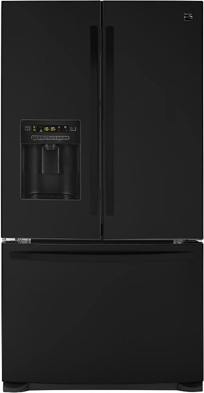 Photo 1 of Kenmore 73059 26.8 cu. ft. French Door Bottom Freezer Refrigerator in Black