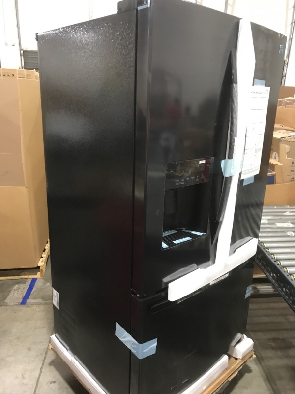 Photo 3 of Kenmore 73059 26.8 cu. ft. French Door Bottom Freezer Refrigerator in Black