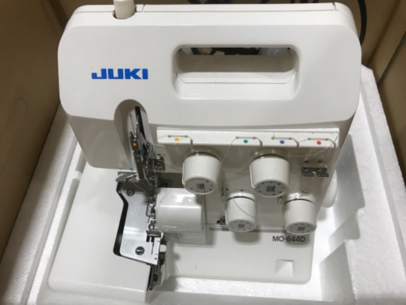 Photo 2 of  JUKI MO644D Portable Serger, White 