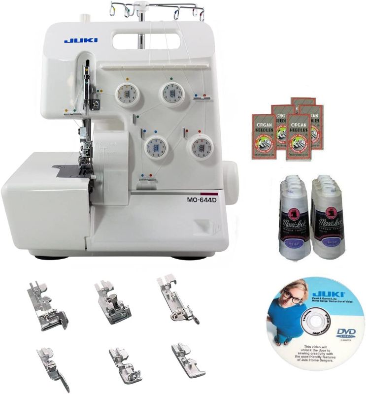 Photo 1 of  JUKI MO644D Portable Serger, White 