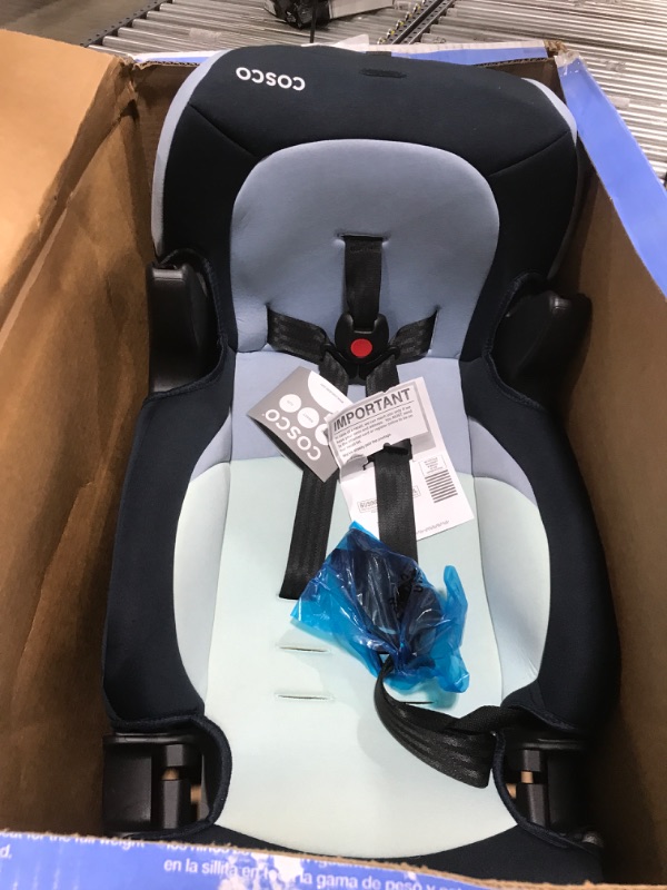 Photo 2 of Cosco Finale DX 2-in-1 Booster Car Seat, Forward Facing 40-100 lbs, Rainbow