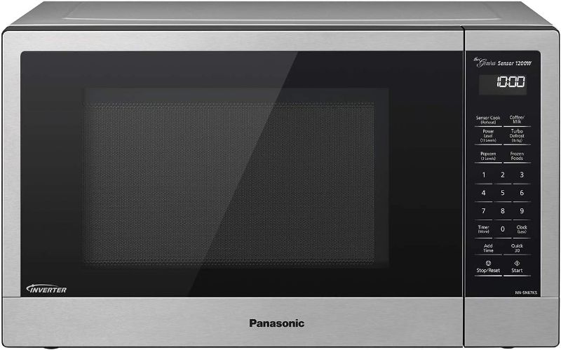 Photo 1 of Panasonic NN-SN67K Microwave Oven, 1.2 cu.ft, Stainless Steel/Silver
