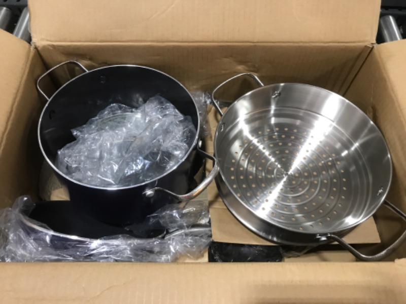 Photo 1 of  Blue Diamond Cookware Diamond Infused Ceramic Nonstick, 11 Piece Cookware Pots and Pans Set, PFAS-Free, Dishwasher Safe, Oven Safe 