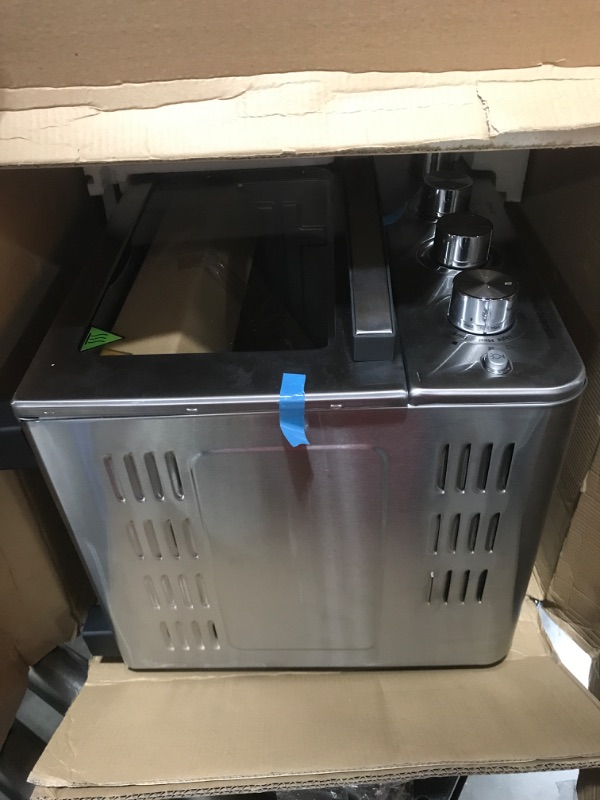 Photo 1 of Geek Chef Toaster Air Fryer Oven 6 Slice 24.5QT Oil-Free, Combo Roast, Bake, Broil, Reheat, Extra Large Convection Countertop Oven, Stainless Steel, Electronic scale Included, ETL, 1700W