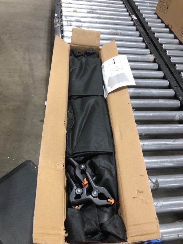 Photo 1 of Yesker Photo Video Studio 10ft Adjustable Backdrop Stand, Background Support System Kit with Carry Bag for Photography Studio Parties Wedding 6.5x10ft