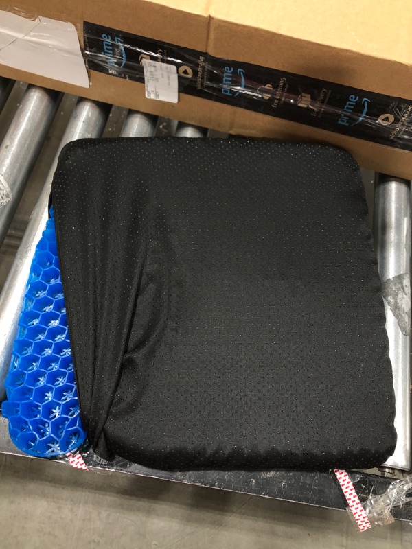 Photo 2 of Gel Seat Cushion - 17x17 inch Extra Large Egg Seat Cushion Chair Pads with Non-Slip Cover for Sciatica & Back Pain - Office Chair Car Seat Cushion - Coccyx Cushion for Tailbone Pain Blue Extra Large - 17x17x1.7inch