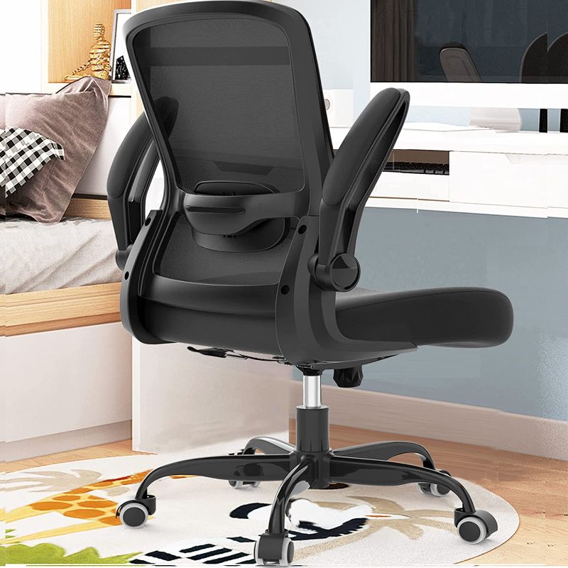 Photo 1 of Limited-time deal: Ergonomic Desk Chair with Adjustable Lumbar Support, High Back Mesh Computer Chair with Flip-up Armrests-BIFMA Passed Task / Executive Chair for Home Office