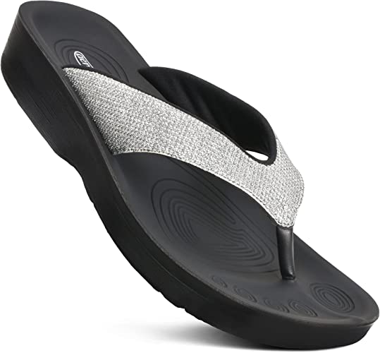 Photo 1 of AEROTHOTIC Women's Arch Supportive Summer Orthotic Flip Flops Sandals
