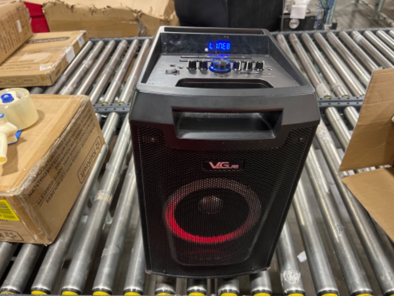 Photo 1 of VeGue Karaoke Machine, Bluetooth Speaker PA System for Adults & Kids with 2 Wireless Microphones, 8'' Subwoofer, Wireless Singing Machine for Christmas Party, Wedding, Gathering(VS-0866)