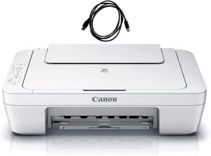 Photo 1 of Bools Canon Pixma MG25Series All-in-One Inkjet Printer, Scanner & Copier, Up to 60 Sheets Paper Tray - Hi-Speed USB Connectivity USB Printer Cable