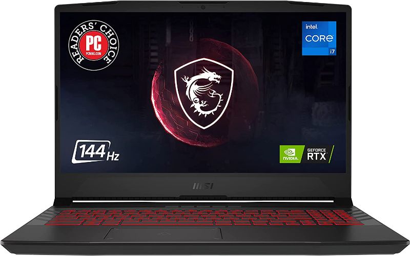 Photo 13 of MSI Pulse GL66 15.6" FHD 144Hz Gaming Laptop: Intel Core i7-12700H RTX 3070 16GB 512GB NVMe SSD, Type-C USB 3.2 Gen 1, RGB Gaming Keyboard, Cooler Boost 5, Win11 Home: Black 12UGKV-464 RTX 3070 i7-12700H