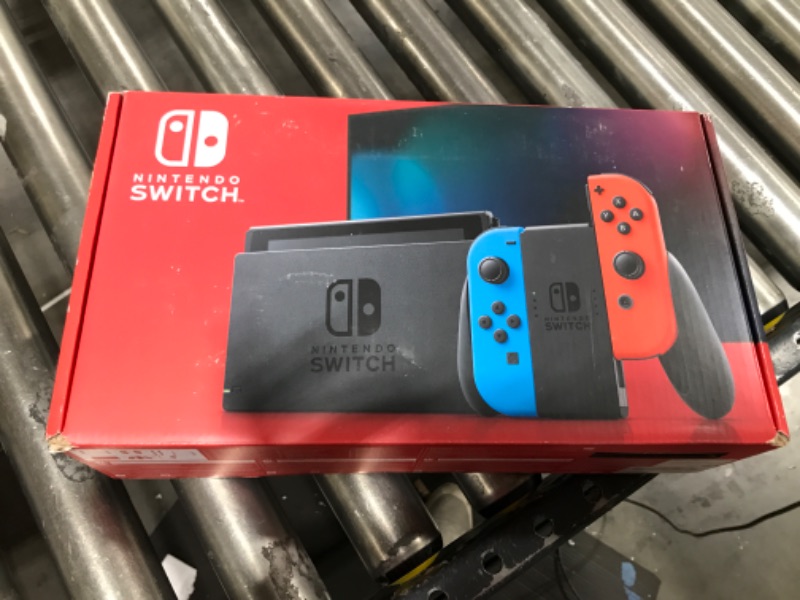 Photo 7 of Nintendo Switch with Neon Blue and Neon Red Joy?Con