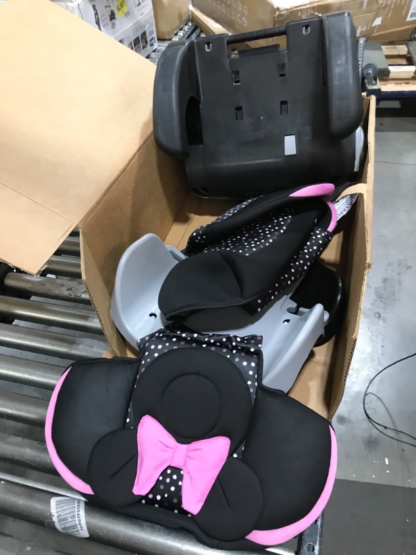 Photo 2 of Disney Baby Scenera NEXT Luxe Convertible Car Seat, Minnie Meadow
