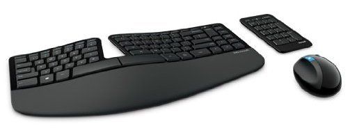 Photo 1 of Microsoft Sculpt Ergonomic Wireless Keyboard, Mouse & Keypad - Black
