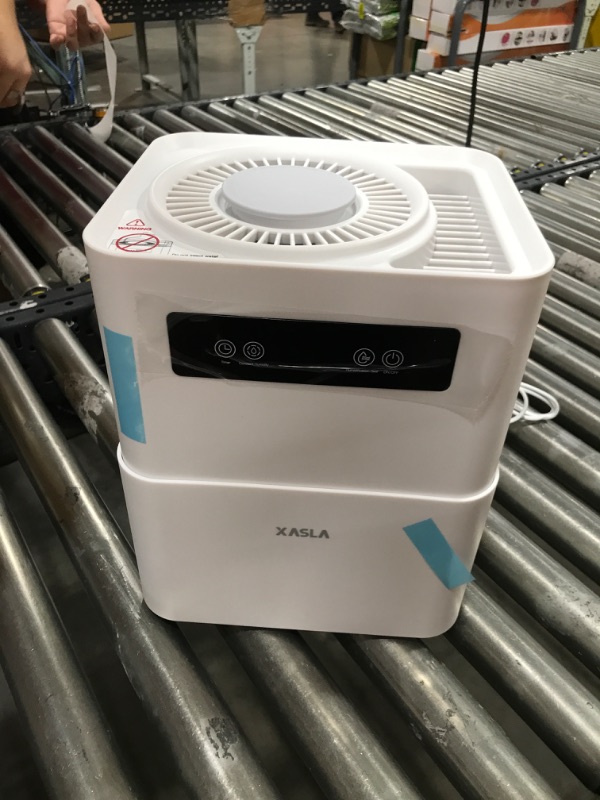 Photo 2 of XASLA Top Fill 5L Evaporative Humidifier for Baby Nursery Bedroom, No Mist Humidifier with Filter, Timer, Digital Display, Water Shortage Protection, Intelligent Constant Humidity