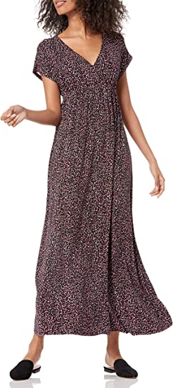 Photo 1 of Amazon Essentials Women's Waisted Maxi Dress - XS