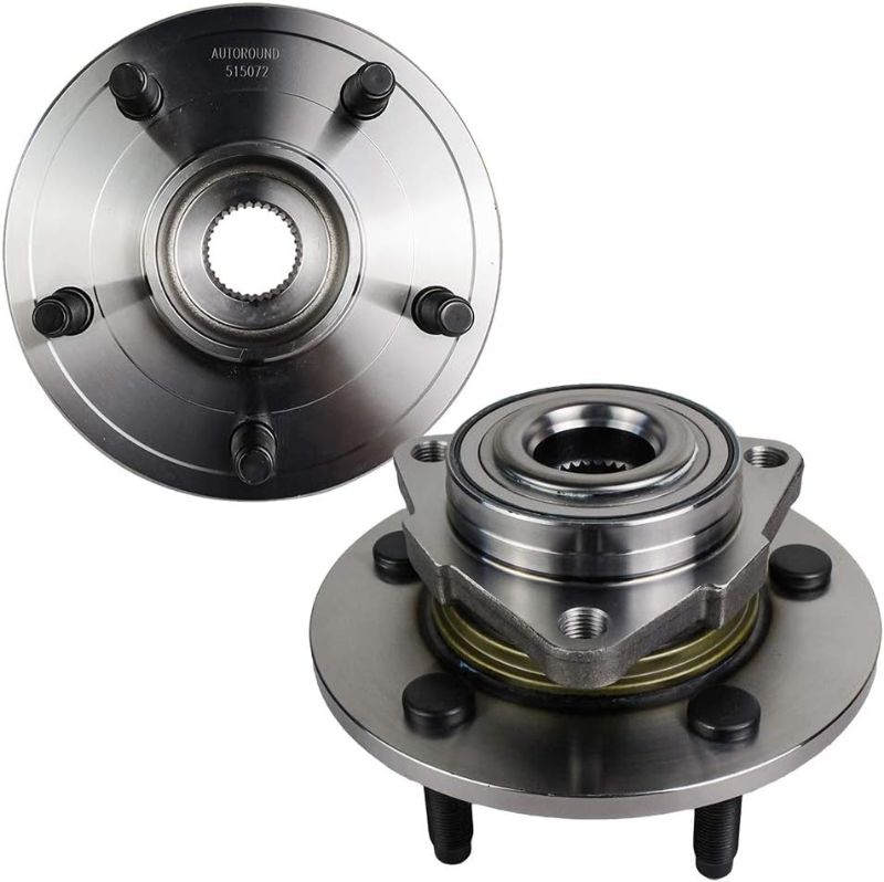 Photo 1 of 515072 [2-Pack] Front Wheel Bearing and Hub Assembly Compatible with Dodge Ram 1500 2002 2003 2004 2005 2006 2007 2008 Non-ABS 5 Lug