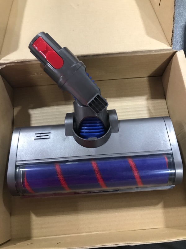 Photo 2 of FUNTECK Soft Roller Cleaner Head with LED Headlights for Dyson Vacuum Cleaner Model V7 V8 V10 V11