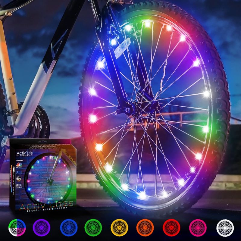 Photo 1 of rgb led bike wheel lights 