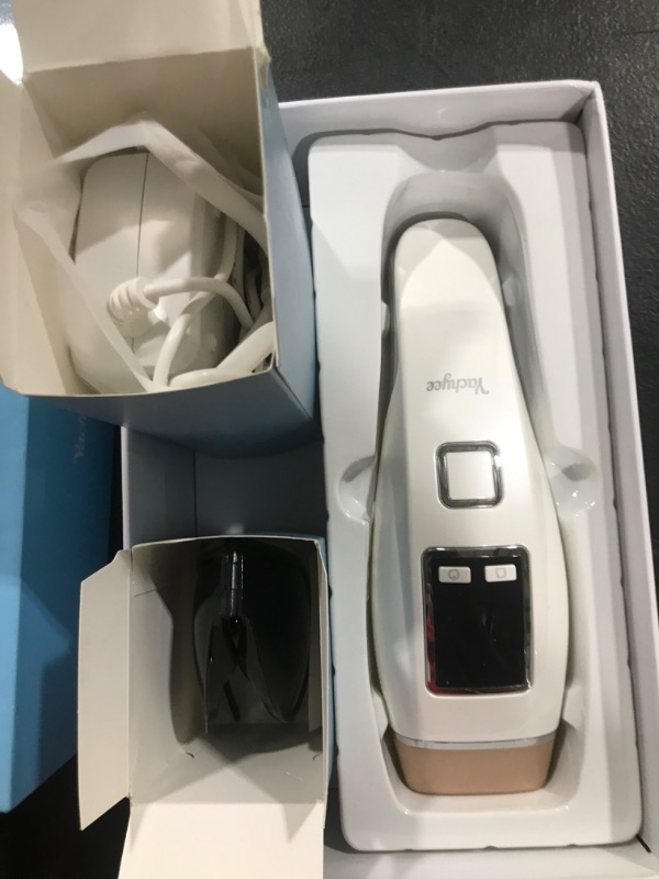 Photo 1 of Yachyee IPL Hair Removal Device with Ice Cooling Function for Women and Men Permanent Upgraded to 999,999 Flashes for Face Armpits Legs Arms Bikini Line Comes With Goggles, Corded