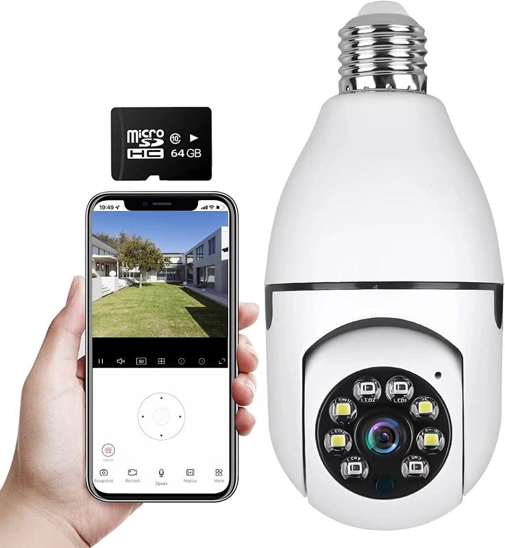 Photo 1 of  WiFi Wireless Light Bulb Camera 