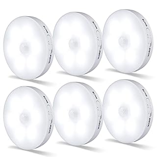 Photo 1 of Motion Sensor Night Light Indoor, YEEYIN 6 Pack Smart Rechargeable Wireless LED Closet Night Light Battery Operated Under Cabinet Lights Motion Sensor Activated Led Light Strip for Bathroom Stairs (B08WWZ886M)
