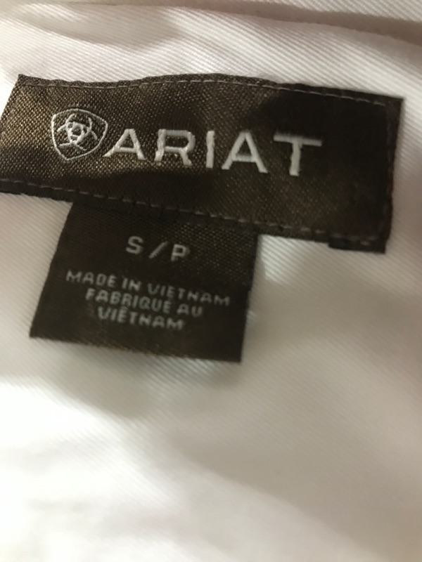 Photo 3 of ARIAT Solid Twill Classic Fit Shirt-Men's Long Sleeve Western Button-Down Small White