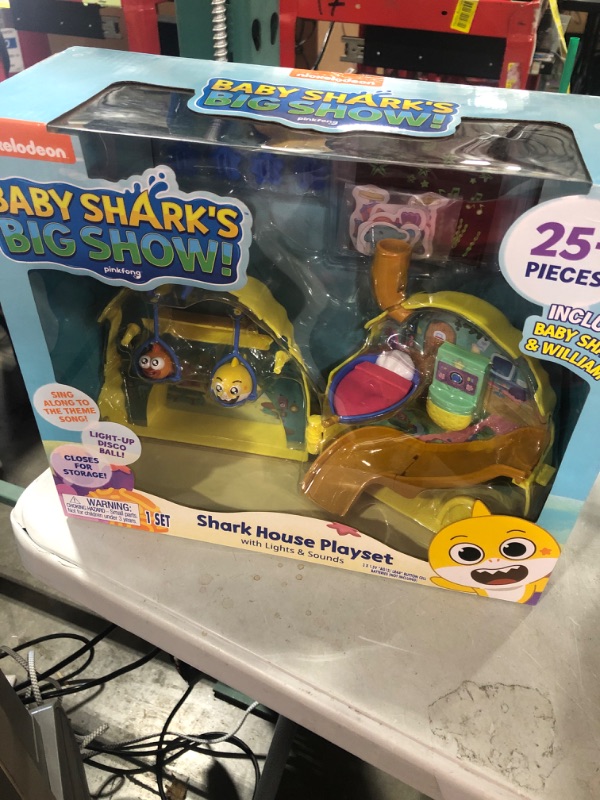 Photo 2 of Baby Shark's Big Show! Shark House Playset – Lights and Sounds Toddler Playset – Interactive Baby Shark Toy