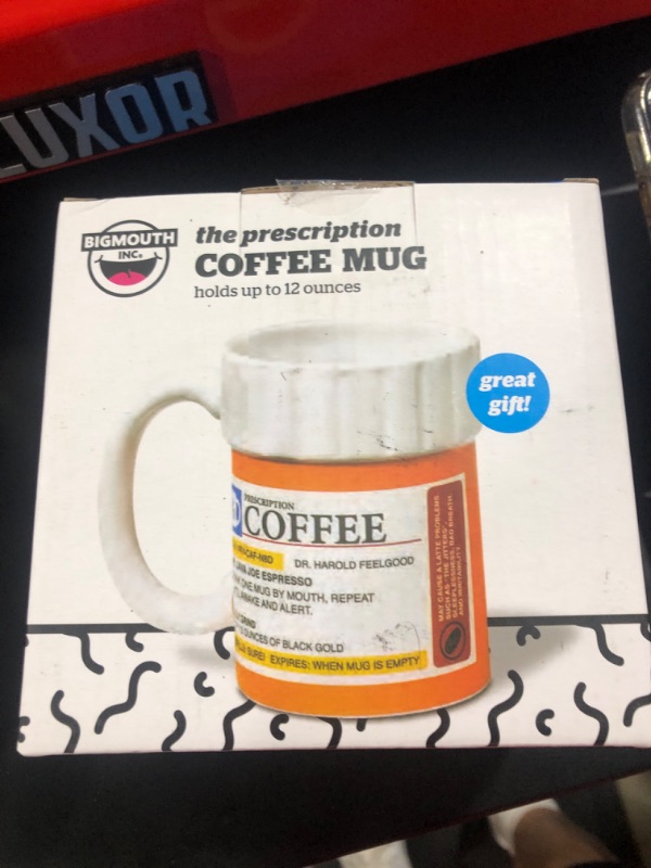 Photo 2 of BigMouth BMMU-0008 Prescription Pill Bottle Coffee Mug