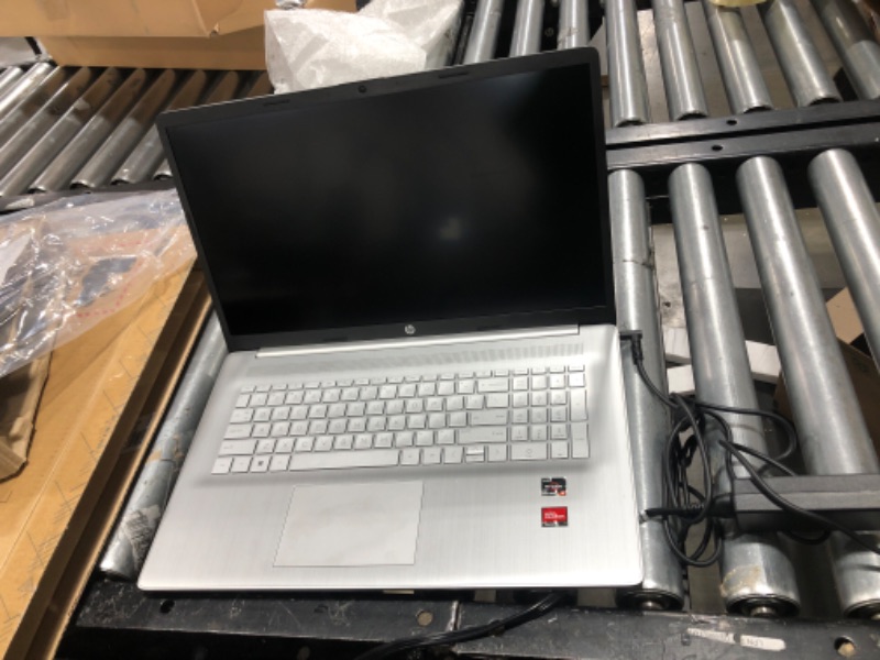 Photo 2 of 2021 Newest HP 17.3 inch FHD Laptop, AMD Ryzen 5 5500U 6-core(Beat i7-1160G7, up to 4.0GHz),16GB RAM, 1TB PCIe SSD, Bluetooth 4.2, WiFi, HDMI, USB-A&C, Windows 10 S, w/Ghost Manta Accessories, Silver
