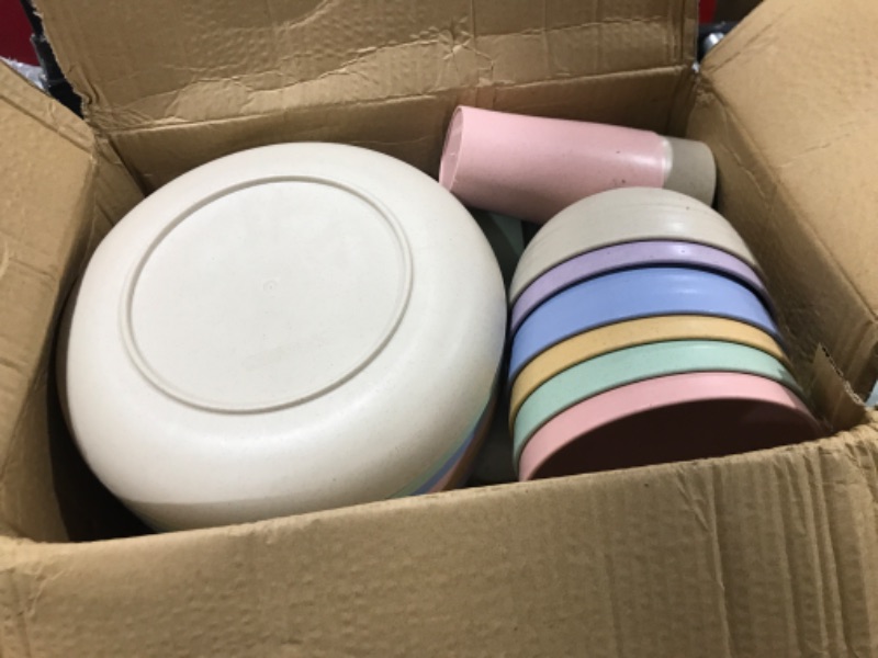Photo 1 of 2 SETS OF PLASTIC DISHSETS