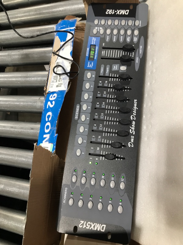 Photo 2 of Dmx Controller, Dmx Console,192CH Dmx512 Console, With 2m/6.6 ft DMX Signal Cable, Controller Panel Use For Editing Program Of Stage Lighting Runing
