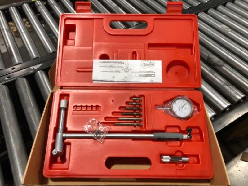 Photo 2 of Accusize Industrial Tools 6-10'' by 0.0005'' Dial Bore Gauge Set, 6'' Stem Length, Ee20-5010 6-10" x 0.0005"