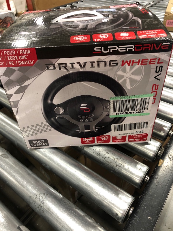 Photo 3 of Superdrive - racing Driving Wheel with pedals and gearshift paddles for nintendo Switch - Ps4 - Xbox One - PC - Ps3
