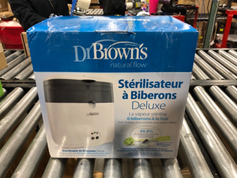 Photo 1 of Dr. Brown's Deluxe Bottle Sterilizer and Baby Bottle Cleaning Brush with Sponge and Scrubber Bundle Sterilizing & Cleaning Set